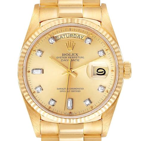 rolex or jaune